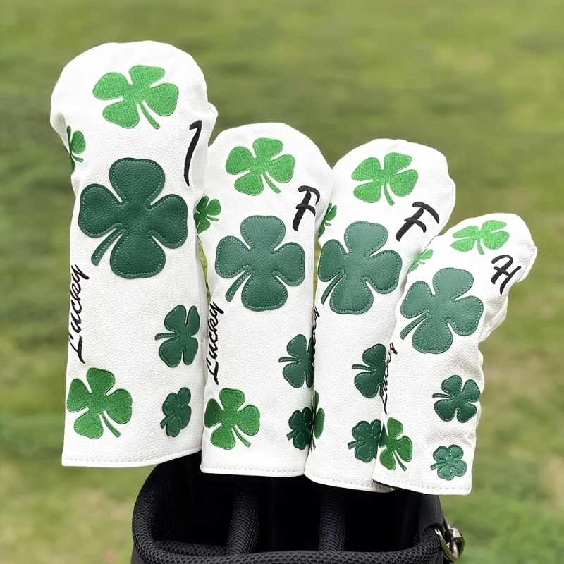 スタイリッシュなクローバーゴルフクラブヘッドカバー - 耐久 - Golf Clubs のレビューと価格