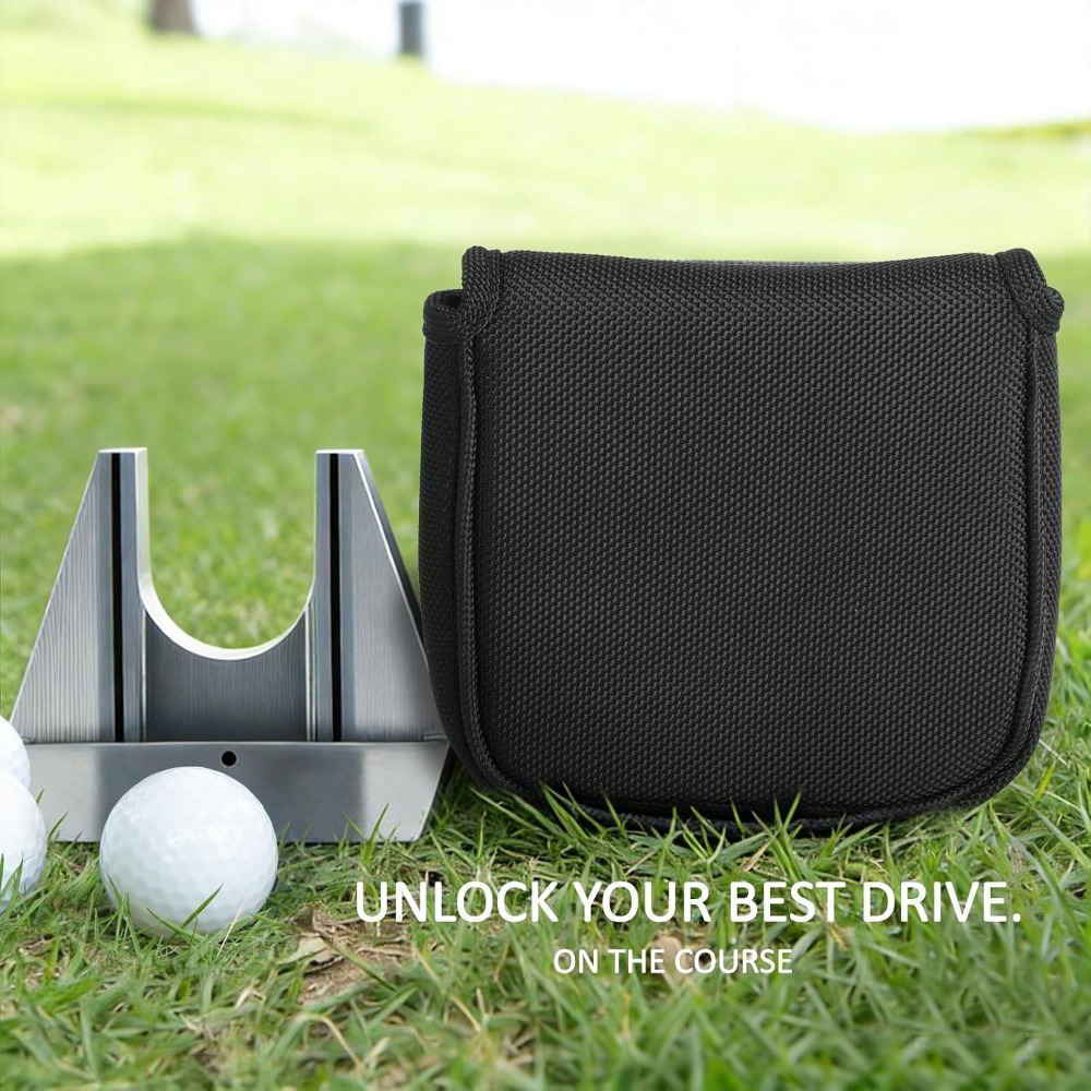 磁気閉鎖ゴルフパターヘッドカバー ユニバーサルゴルフパターカ - Golf Putter のレビューと価格