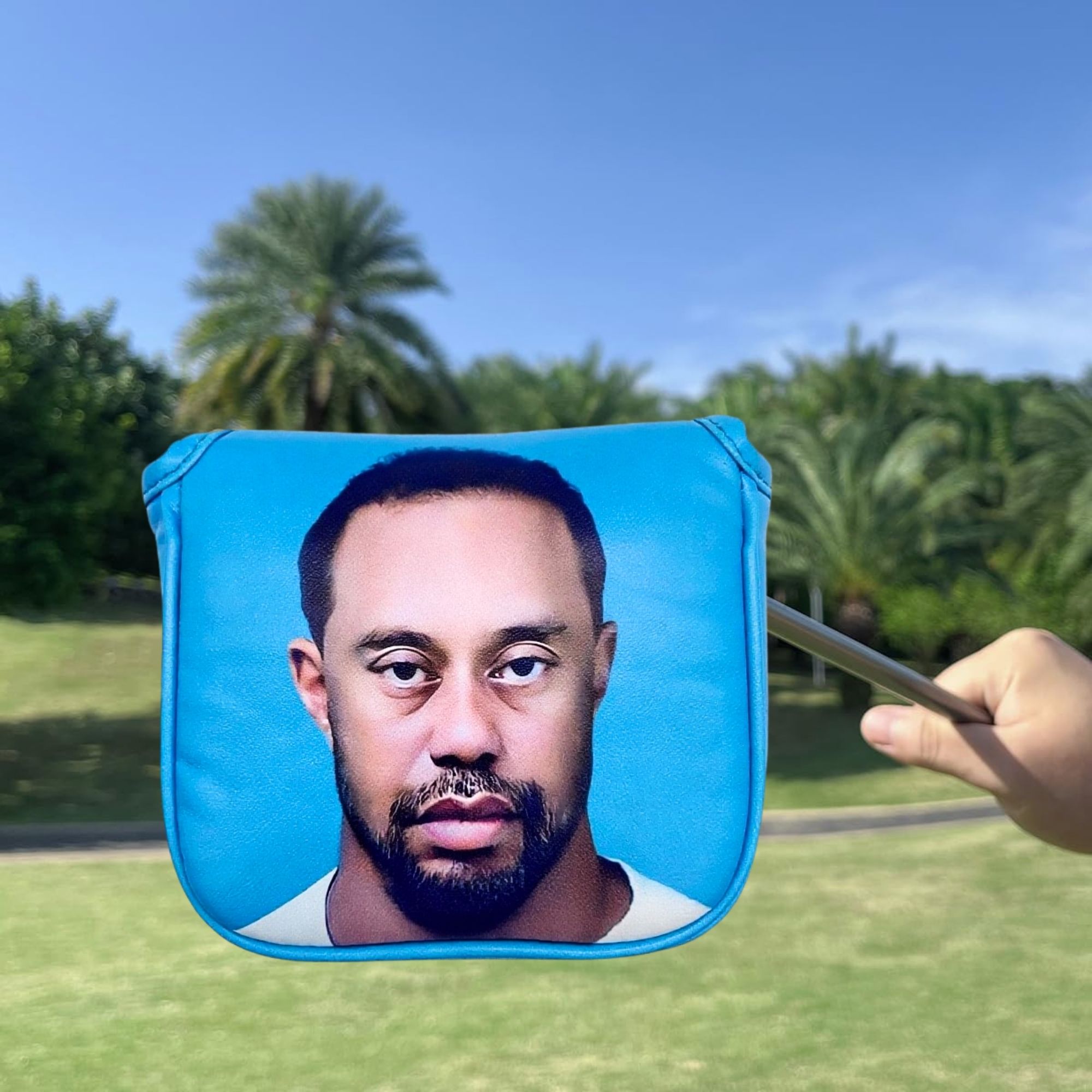 面白いゴルフマレットパターヘッドカバー ゴルフギフト、男性と - Golf Putter のレビューと価格